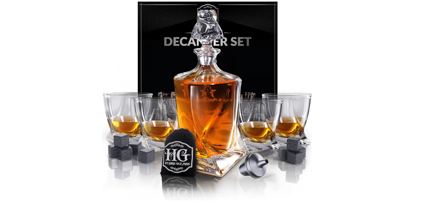 Whiskey decanter set